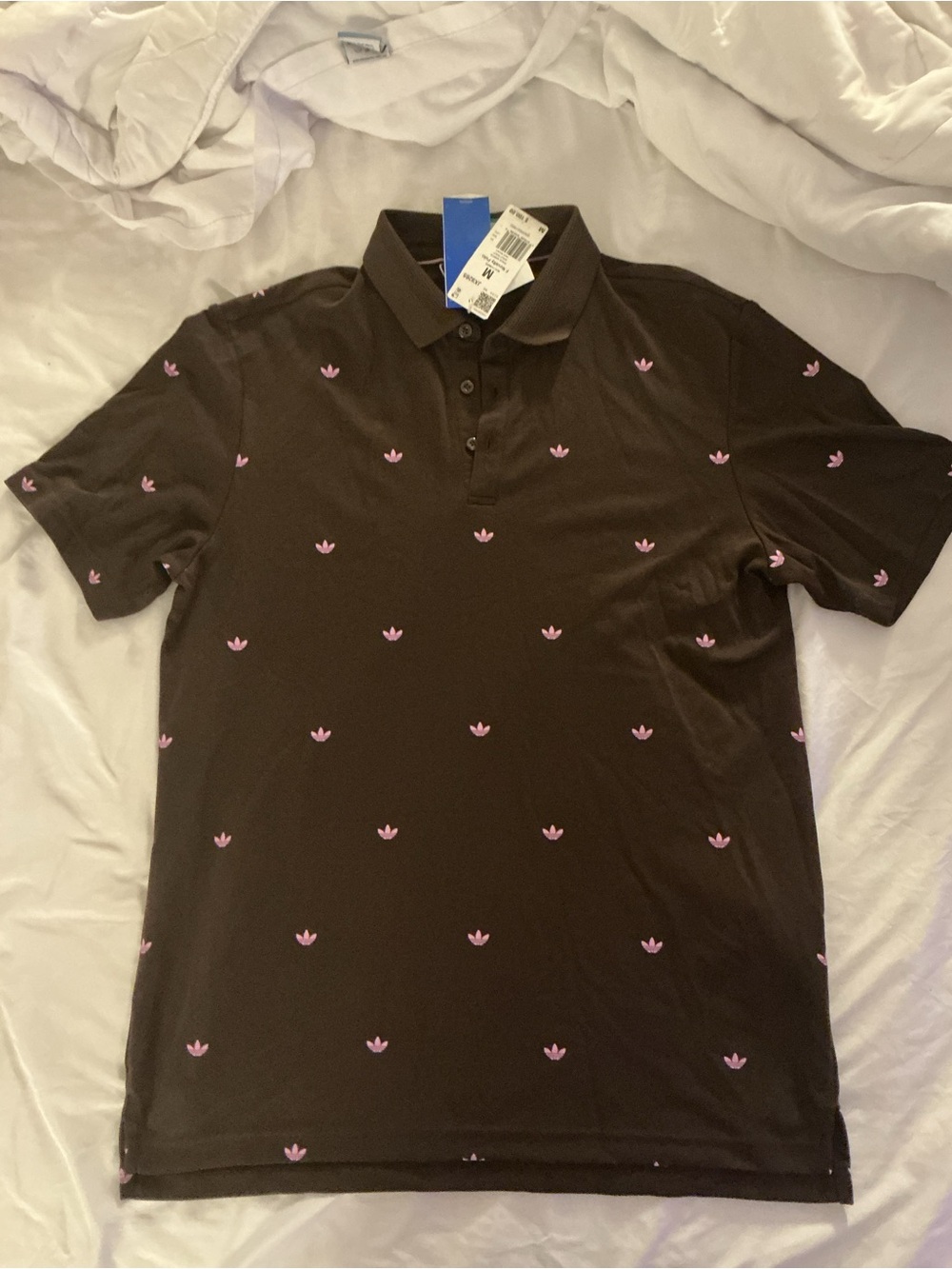 ADIDAS Trefoil Polo NWT Medium